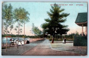 1910 Ottawa Ontario Canada Vintage Postcard Britannia On The Bay Exterior View
