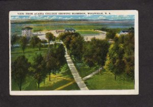 NS Acadia College Blomidon Wolfville Nova Scotia Carte Postale Canada Postcard