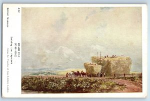England Postcard David Cox Building Haystack British Museum c1910 Unposted