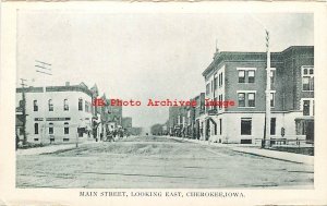 IA, Cherokee, Iowa, Main Street, Looking East, Business Section