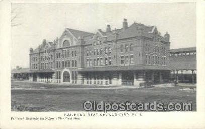 RR Station, Concord, NH, New Hampshire, USA Train Railroad Station Depot Unused 