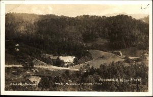 Smoky Mountains National Park Tenn TN Mountain View Hotel Jack Huff RPPC PC