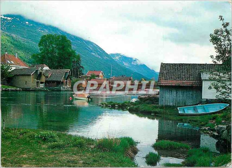 Modern Postcard Norge Stryn Nordfjord