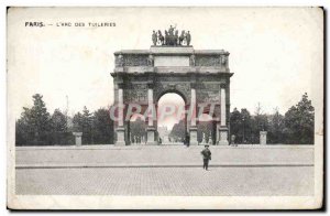 Old Postcard Paris L & # 39Arc Des Tuileries