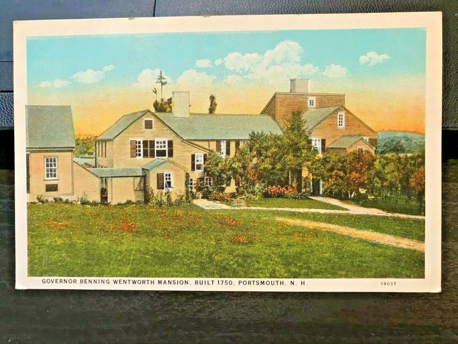 Vintage Postcard 19151930 Governor Benning Wentworth Mansion