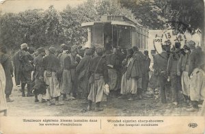 Berber military volunteers Zouaves algerian tirailleurs tram