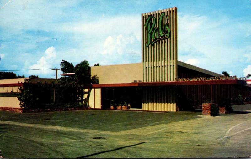 Florida Fort Lauderdale Hank Hagmann's Pal's Restaurant 1956