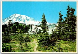 Postcard - Paradise Inn, Mount Rainier National Park - Ashford, Washington