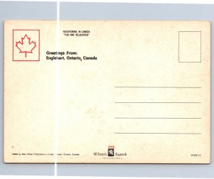 Greetings From Englehart Ontario Canada, Drunk Hunter, Comic Postcard