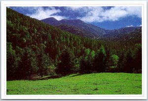 VINTAGE CHINA ILLUSTRATED MAXIMUM POSTCARD SHAN XI SCENERY AT PANGUANGOU 1997