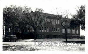 Real Photo - Butte High School in Butte, Nebraska