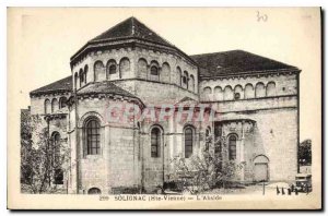 Old Postcard Solignac Haute Vienne The Apse