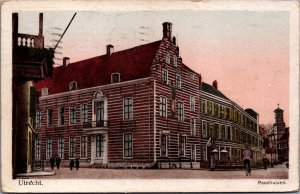 Netherlands Utrecht Paushuize Vintage Postcard 09.72