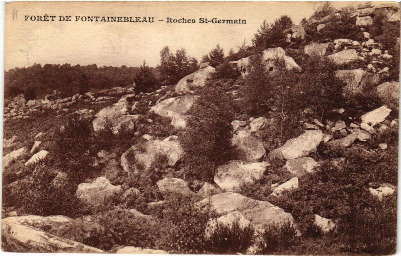 CPA Foret de FONTAINEBLEAU - Rochers St-GERMAIN (436214)