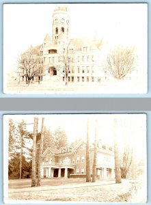 2 RPPC Postcards OLYMPIA, Washington WA ~ State Capitol GOVERNOR'S MANSION 1910s