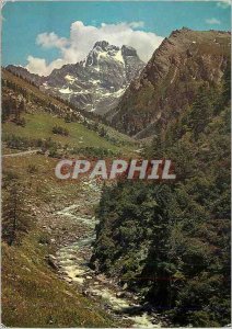 Modern Postcard Mont Viso (H A) alt 3841m and the Guil Valley the Great Alps ...