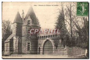 Old Postcard Gatehouse of Josselin castle