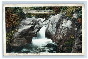 C. 1910 Indian Leap, North Woodstock, N.H. Postcard F143E