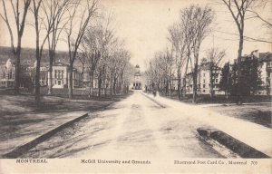 Canada Montreal McGill University and Grounds vintage postcard 