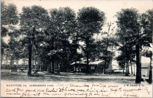 Postcard PA Hanover - Eichelberger Park