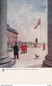 The Quadrangle, Royal Hospital, Chelsea, 1900-1910s; TUCK 6170