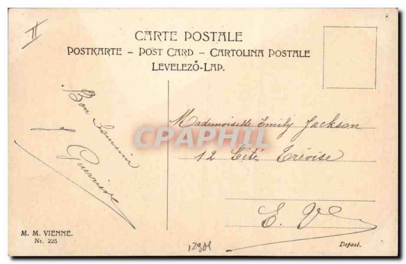 Old Postcard Fantasy Illustrator Child