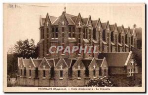 Old Postcard Pontmain (Mayenne) Missionary School La Chapelle