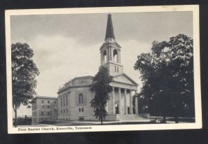 KNOXVILLE TENNESSEE FIRST BAPTIST CHURCH VINTAGE POSTCARD