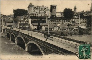 CPA PAU - Le Pont de Jurancon et le Chateau (126762)