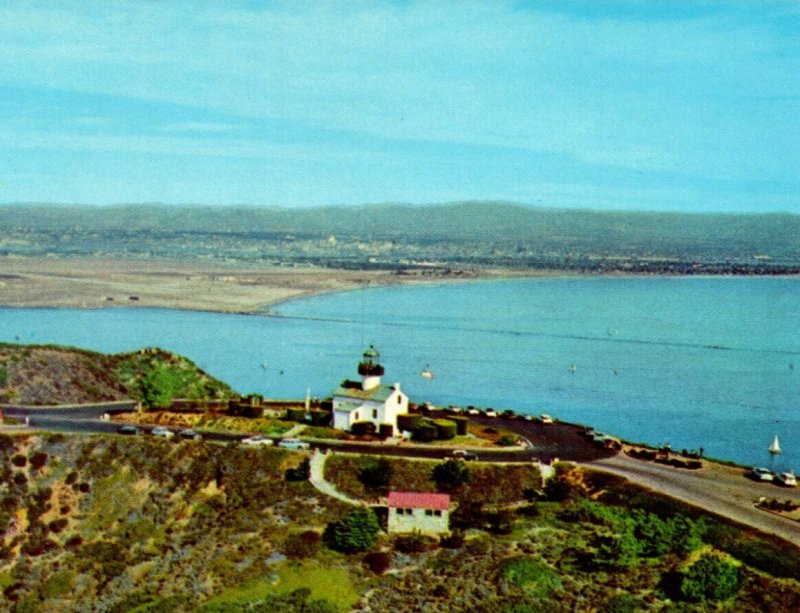Circa 1955 San Diego Vintage Postcard Point Loma Cabrillo National Monument