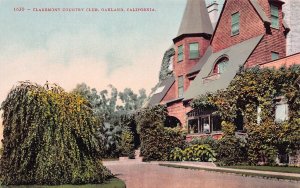 Claremont Country Club, Oakland, California, Early Postcard, Unused