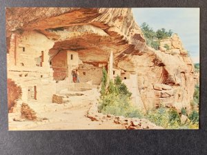 Balcony House Ruin Mesa Verde National Monument CO Chrome Postcard H1192092004