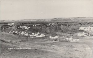 RPPC Postcard View of Havre Montana MT