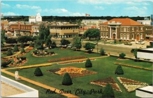 Red Deer Alberta City Park Birdseye Grain Elevator Unused Vintage Postcard E99