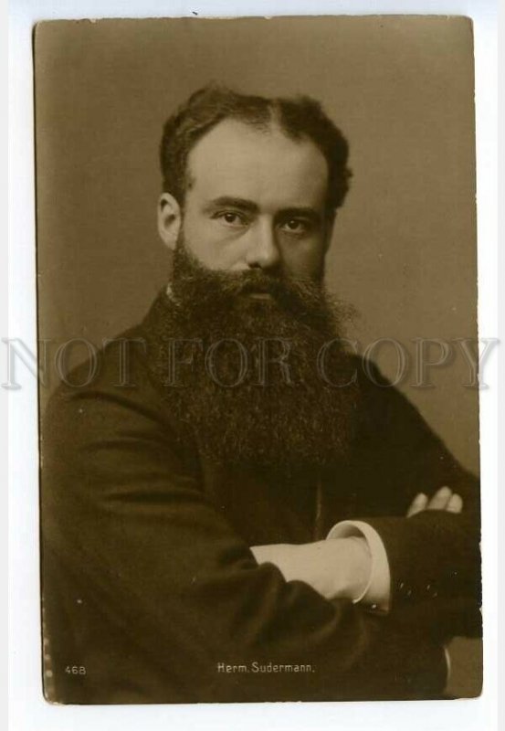 438521 Hermann SUDERMANN German WRITER vintage PHOTO postcard