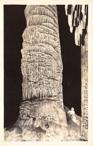 Giant Dome, Big Room real photo - Carlsbad Caverns, New Mexico NM