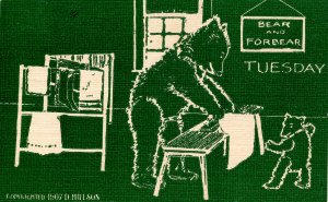 Teddy Bear - Tuesday  Ironing   (Hillson)