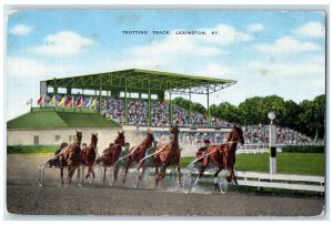 c1940 Trotting Track Horse Race Stadium Exterior Lexington Kentucky KY Postcard