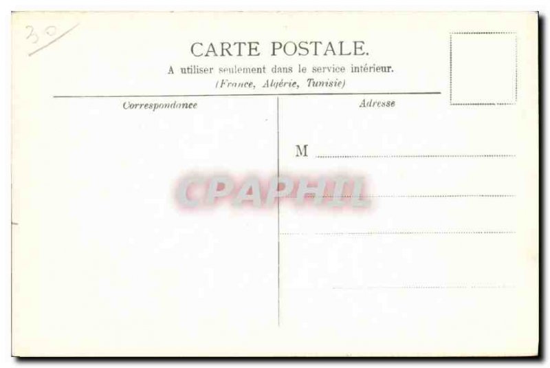 Postcard Old Nimes home central Shell