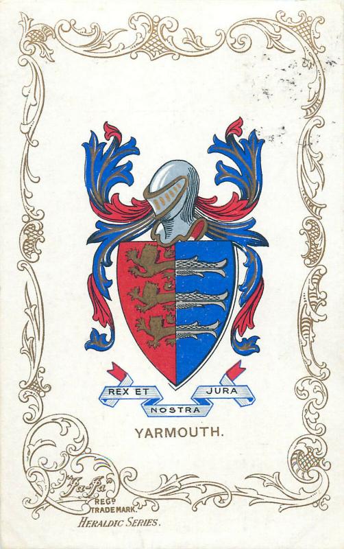 Bulk lot 18 Heraldic Series Postcards Heraldry Coat of Arms Great Britain 