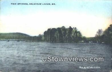 Twin Bridges in Belgrade Lakes, Maine