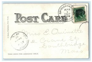 1907 P.T Barnum's Monument Seaside Park Bridgeport Connecticut CT Postcard 