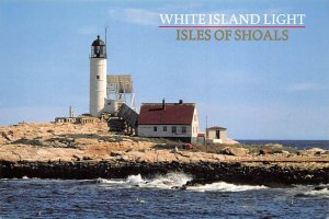 White island Lighthouse Isles of Shoals, New Hampshire USA Unused