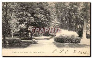 Vichy - New Park - A Allee - Old Postcard