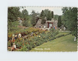 Postcard Nativity Grotto, Queen of the Holy Rosary Mediatrix of Peace Shrine, WI
