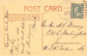 DETROIT MICHIGAN BELLE ISLE~BAND CONCERT ~A T DICTSCHE #541 PUBL POSTCARD 1909