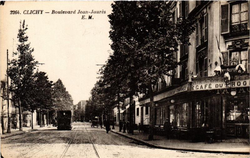CPA CLICHY - Boulevard Jean-Jaurés (740447)