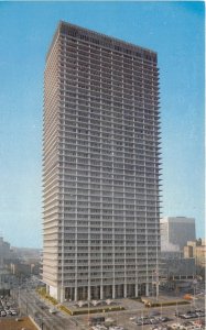 Houston Texas 1960s Postcard Humble Oil & Refining Company Building