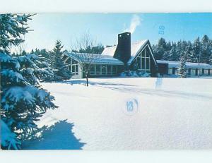 Pre-1980 LODGE SCENE Stowe Vermont VT J7521