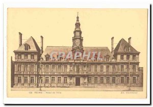 Reims Postcard Old City Hall